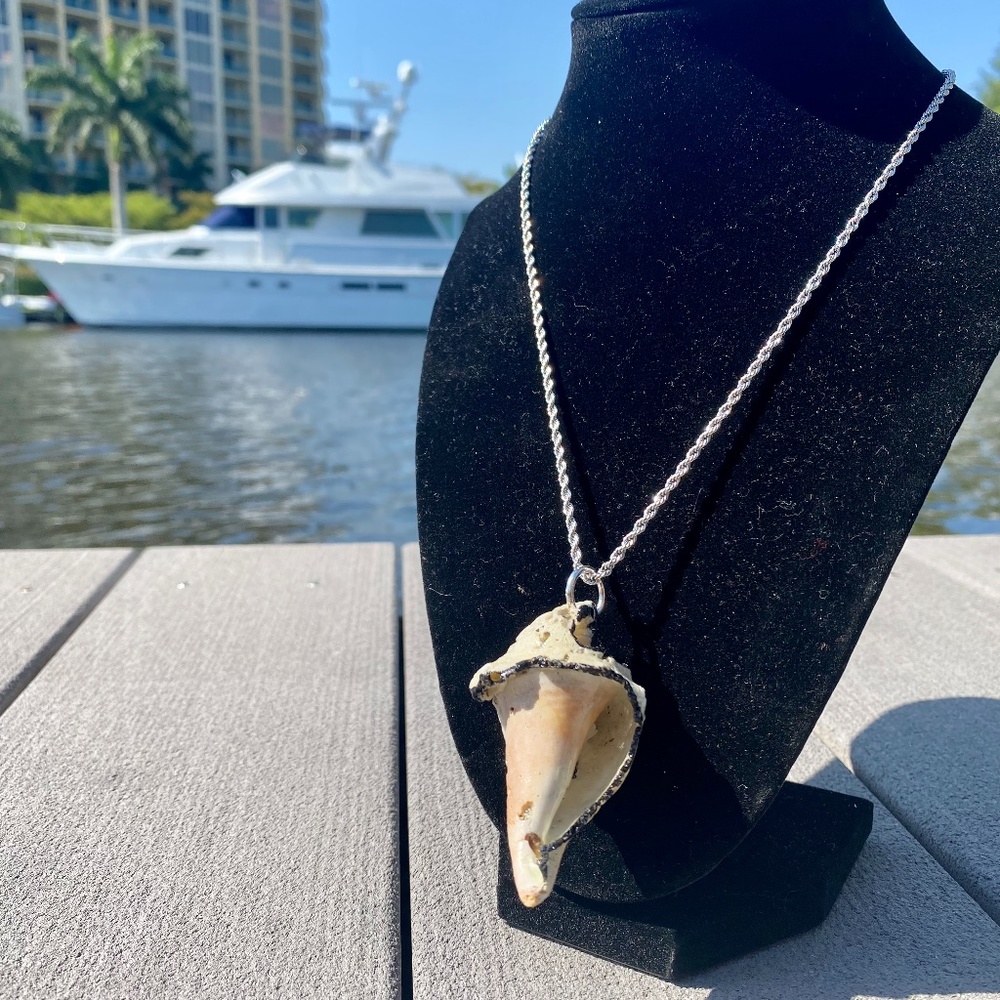 Unique Conch Shell  Necklace